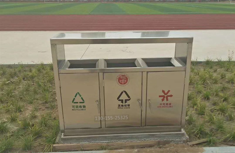 學(xué)校三分類(lèi)垃圾桶 不銹鋼垃圾桶定制 學(xué)校三分類(lèi)垃圾桶 不銹鋼垃圾桶定制